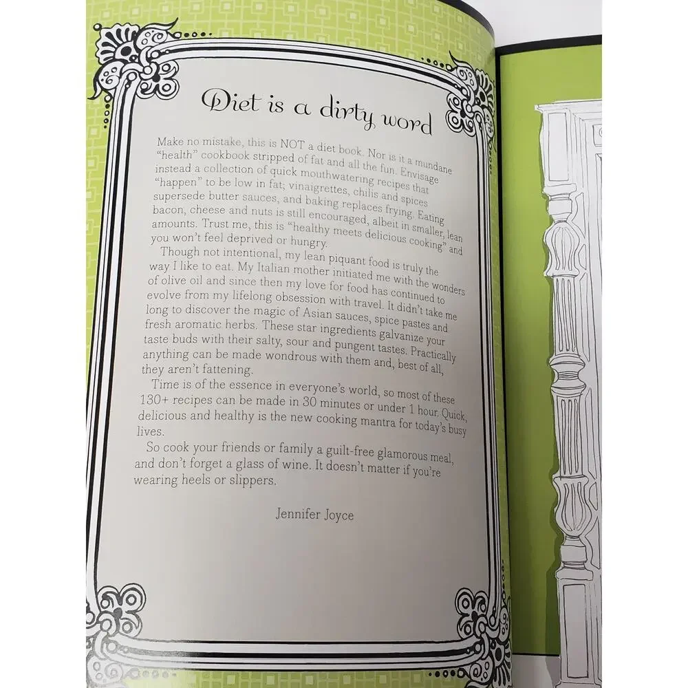 Skinny Meals in Heels Cook Book for the Busy Home Chef By Jennifer Joyce